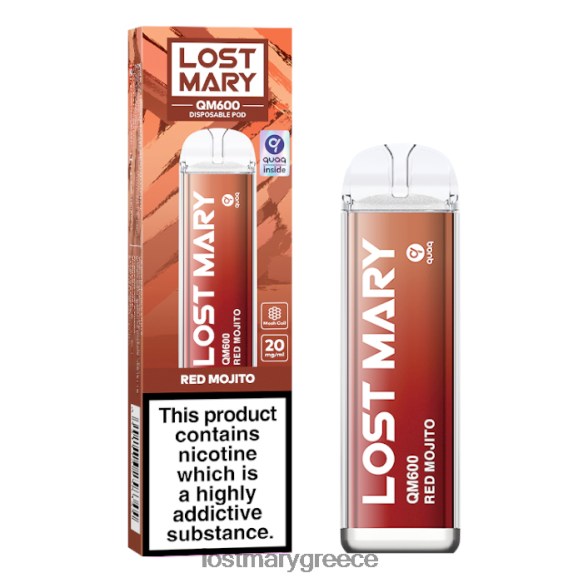 χαμένος ατμός μιας χρήσης mary qm600 - LOST MARY vape Greece χονδρικη - κόκκινο μοχίτο 2P88R164