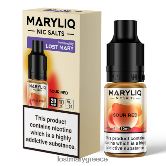 χαμένα άλατα maryliq nic - 10 ml - LOST MARY vape - θυμώνω 2P88R216