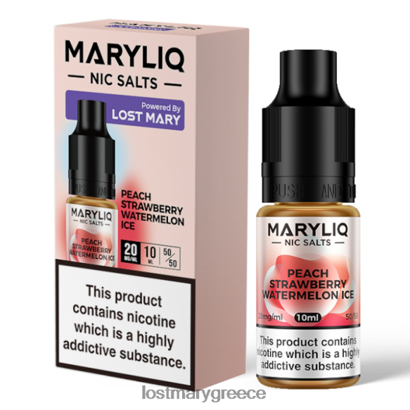 χαμένα άλατα maryliq nic - 10 ml - LOST MARY vape Greece νικοτινη - ροδάκινο 2P88R213
