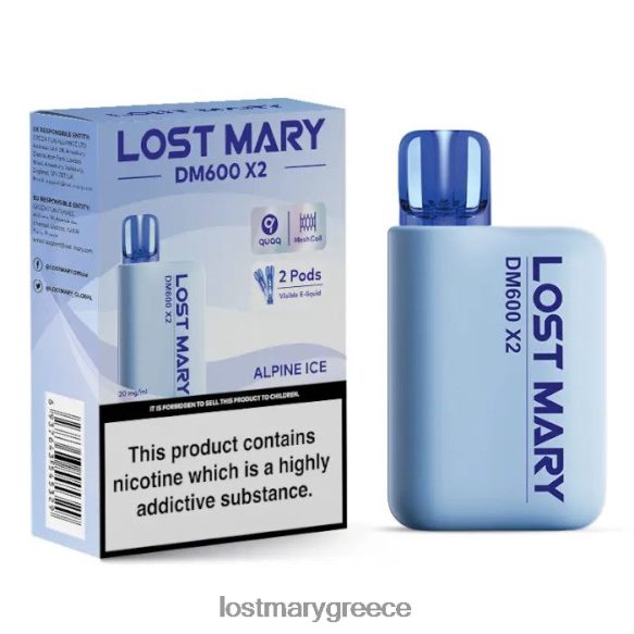 χαμένος ατμός μιας χρήσης mary dm600 x2 - LOST MARY vape - αλπικός πάγος 2P88R186