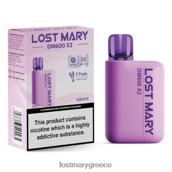χαμένος ατμός μιας χρήσης mary dm600 x2 - LOST MARY vapes - σταφύλι 2P88R192